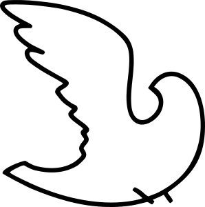 openclipart圖庫：White dove