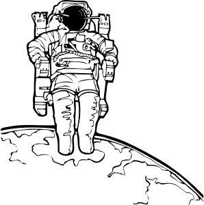 openclipart圖庫：spacewalk