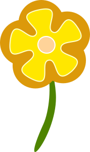 openclipart圖庫：Simple flower