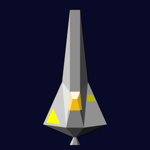 openclipart圖庫：Single-Seater Space Craft