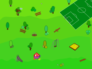 openclipart圖庫：Park (alternative version)