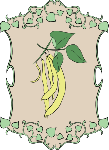 openclipart圖庫：Garden Sign Yellow String Beans
