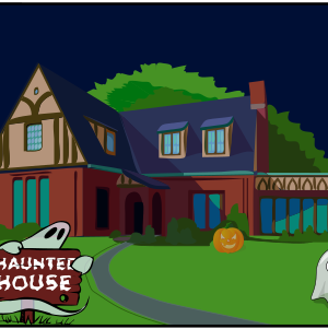 openclipart圖庫：Haunted House