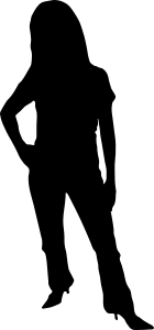 openclipart圖庫：Woman silhouette