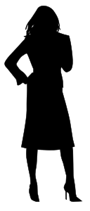 openclipart圖庫：Woman silhouette
