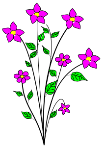openclipart圖庫：Flowers, Bujung, Tonrak