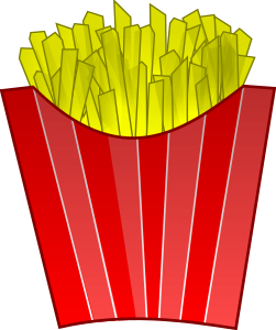 openclipart圖庫：French fries