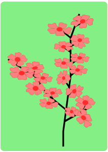 openclipart圖庫：Flower, Flowers, Sakura 