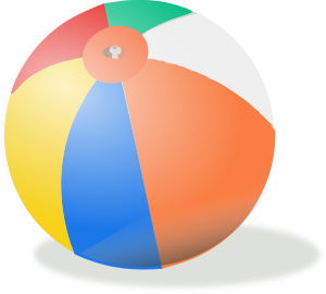 openclipart圖庫：beach ball