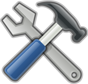 openclipart圖庫：Tools, Hammer, Spanner