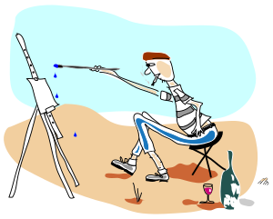 openclipart圖庫：the artist