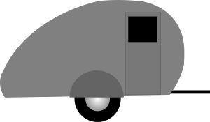openclipart圖庫：Teardrop trailer