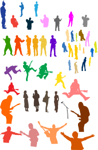 openclipart圖庫：Silhouettes