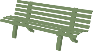 openclipart圖庫：Bench