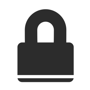 openclipart圖庫：Padlock Icon