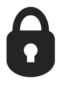 openclipart圖庫：Padlock Icon (Rounded)