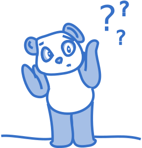 openclipart圖庫：Confused Panda