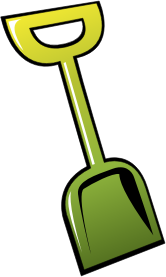 openclipart圖庫：Summer Shovel