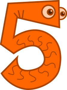 openclipart圖庫：Five - animal