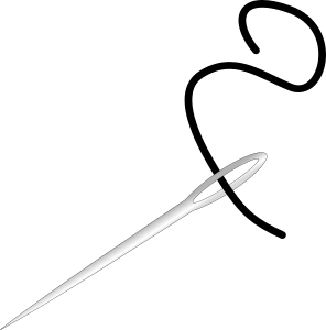 openclipart圖庫：Needle and String