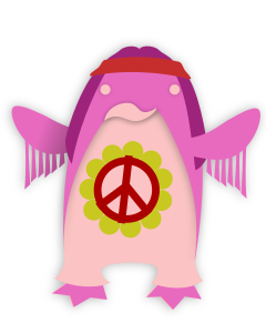 openclipart圖庫：Korora-hippie