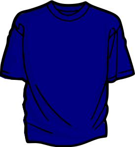 openclipart圖庫：T-Shirt-blue