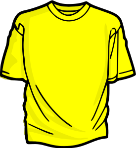 openclipart圖庫：T-shirt yellow
