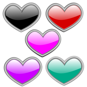 openclipart圖庫：Gloss Heart 2