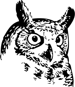 openclipart圖庫：great owl