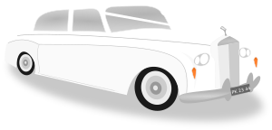 openclipart圖庫：Wedding car