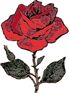 openclipart圖庫：rose