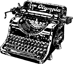 openclipart圖庫：typewriter