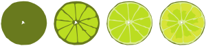 openclipart圖庫：Progressive limes
