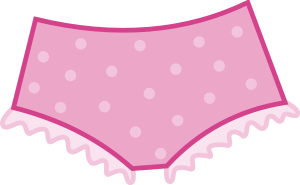 openclipart圖庫：Pink dotted panties