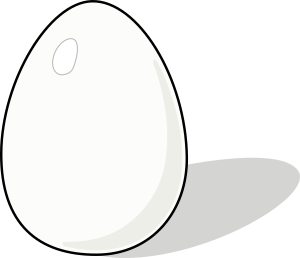 openclipart圖庫：Whiter Egg