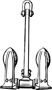 openclipart圖庫：stockless anchor