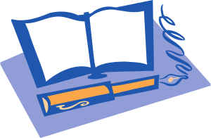 openclipart圖庫：Book and Pen