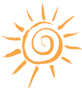 openclipart圖庫：simple sun motif