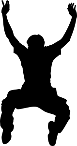openclipart圖庫：Jumper Silhouette