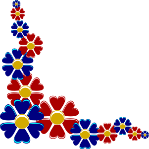 openclipart圖庫：Flower corner
