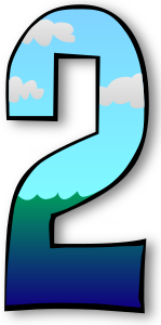 openclipart圖庫：Creation Days Numbers