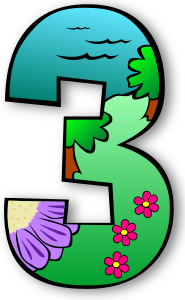 openclipart圖庫：Creation Days Numbers