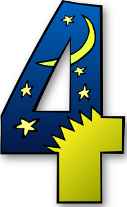 openclipart圖庫：Creation Days Numbers
