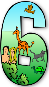 openclipart圖庫：Creation Days Numbers