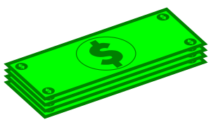 openclipart圖庫：Dollars