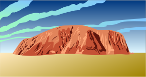 openclipart圖庫：Ayers Rock (Australia)