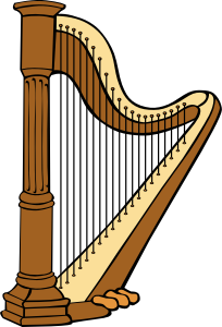 openclipart圖庫：Harp