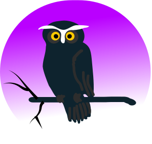 openclipart圖庫：Halloween owl