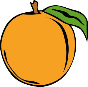 openclipart圖庫：Simple Fruit Peach