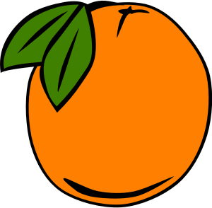 openclipart圖庫：Simple Fruit Orange